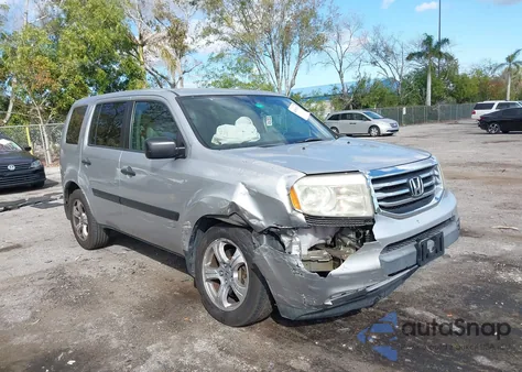 2014 Honda Pilot Lx z USA, uszkodzony, nr VIN 5FNYF4H26EB025198